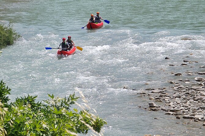 Amazing Rafting Experience at Last Wild Vjosa River of Europe in Permet, Albania - Swimming and rock jumps in the Vjosa
