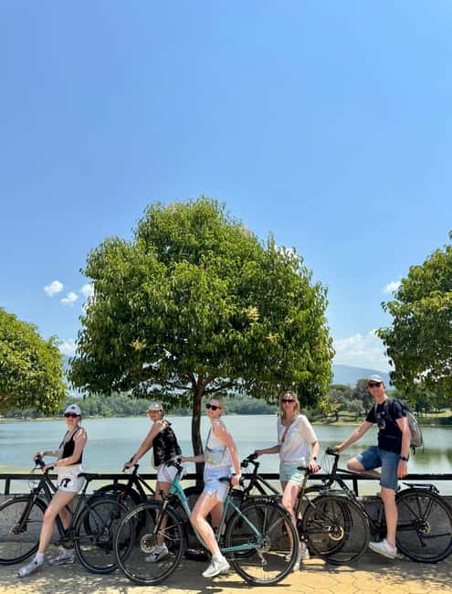 Bike or E-Bike rental Tirana a Self Guided Bike Tour - Collecting your bike near the Old Bazaar