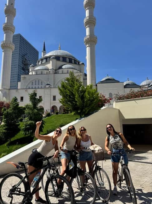 Bike or E-Bike Tour Tirana : Highlights & Grand Park Guided - Tirana Castle, the stadium, and changing city streets