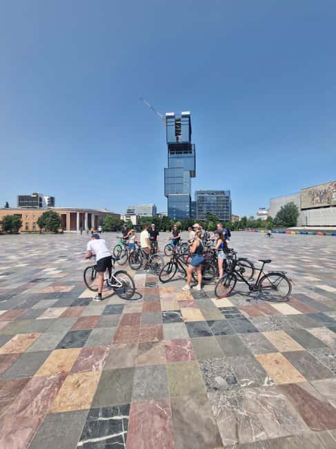 Bike Tour Tirana Highlights - Starting behind the New Bazaar Market