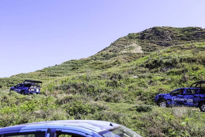 Bovilla Lake & Mount Gamti Expedition by 4x4 Safari car - Arriving above Bovilla Lake