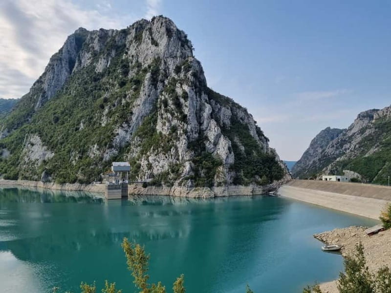 Bovilla Lake Serenity:Day Tour from Durres/Golem - First stop: Bovilla Lake and its mountain reflections