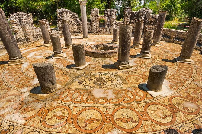 Butrint Ancient City Blue Eye Spring and Lekursi Castle Tour - Lekursi Castle above Saranda Bay