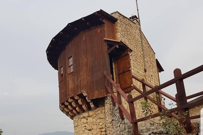 Cave of Pellumbas, Canyons & Castles hiking tour includes lunch - Petrela Castle above Tirana