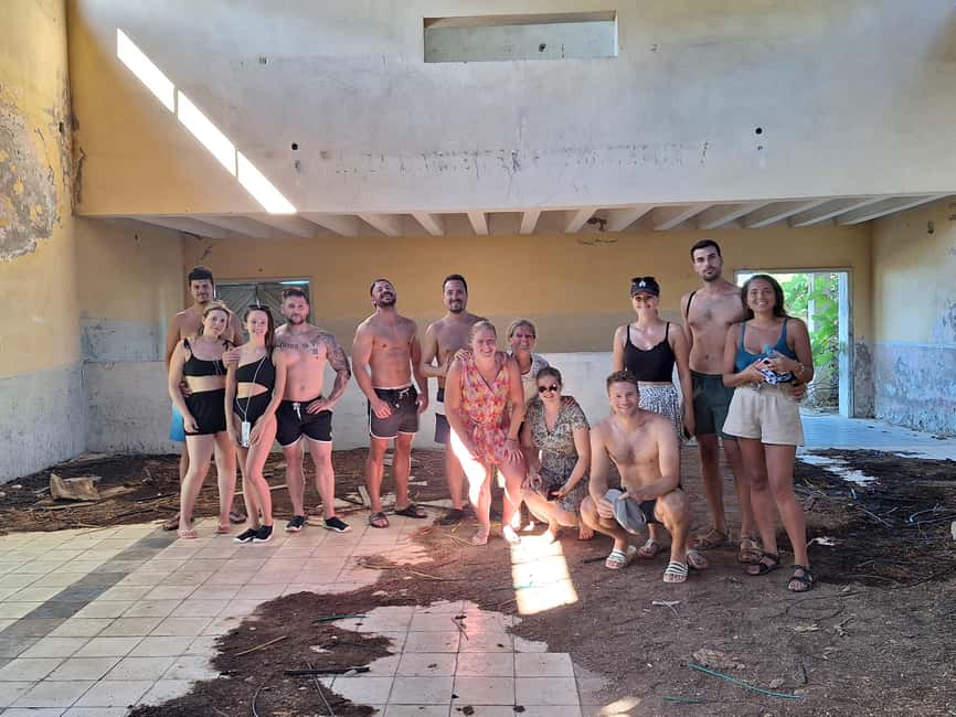Clare: Sazan Island & Karaburun Speedboat Trip & Snorkeling - Swimming inside Haxhi Ali Cave