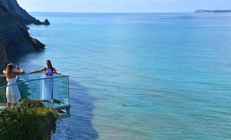 Corfu: Palaiokastritsa Swimming and Loggas Beach Sunset Tour - Monastery of Panagia and the view from above