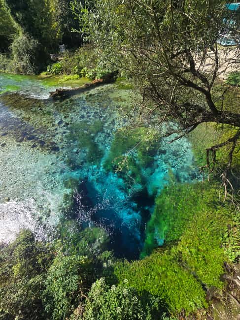 Day tour from Saranda/Ksamil:Gjirokaster +Blue Eye & Lekursi - The Blue Eye: clear water, a short walk, and a busy path