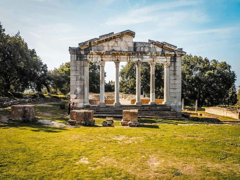 Day tour to: Apollonia, Narta Lagoon & Zvernec Monastery - Walking the 270-meter bridge to Zvernec
