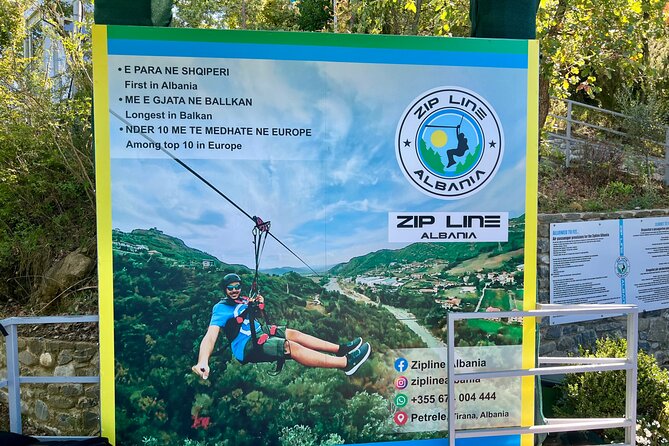 Day Tour to Petrela Castle and Zip Line Albania Adventure - The zipline begins with speed and scenery
