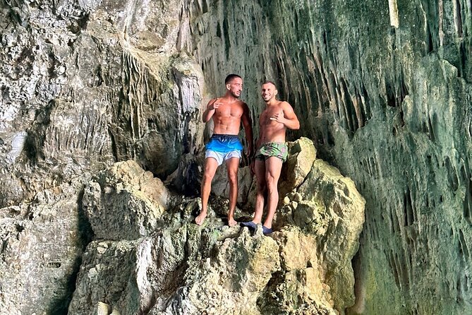 Discover Sazan Island, Haxhi Ali Cave, and Karaburun Hidden Gems - Swimming around Saint Cole Bay