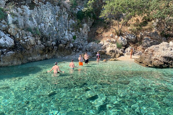 Discover Sazan Island, Haxhi Ali Cave, and Karaburun Hidden Gems - Drinks, music, and the mood on board