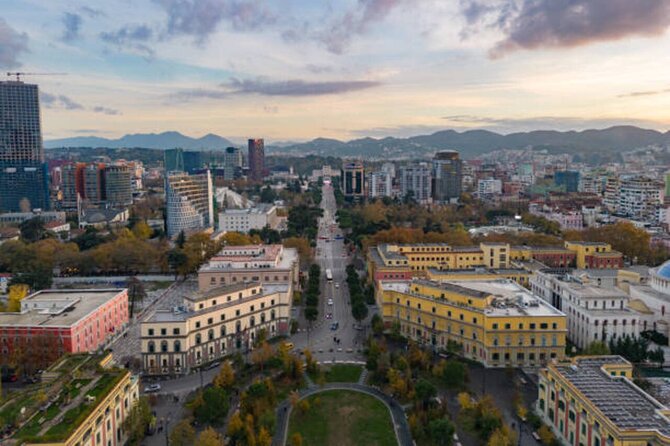 Durres/Golem: Tirana City and Dajti Mountain Cable Car Tour - Skanderbeg Square and the center of Tirana