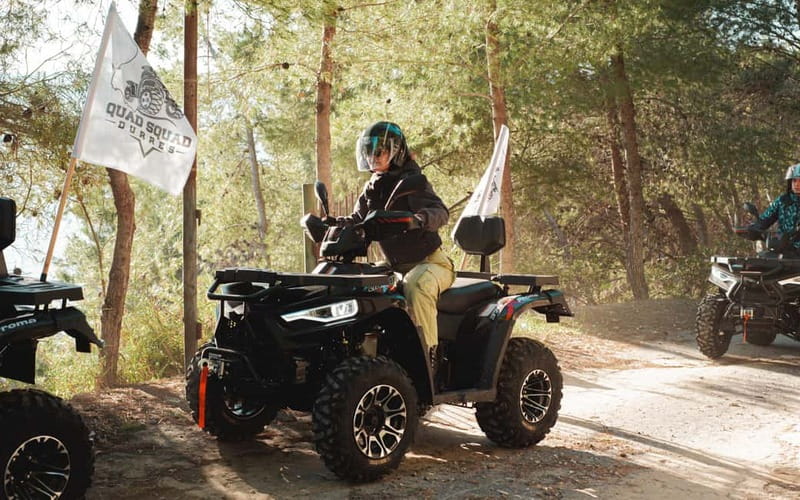 Durres: Kallmi Guided ATV Quad Bike Tour with Helmet - Stop one: coastal views and a chance to catch your breath