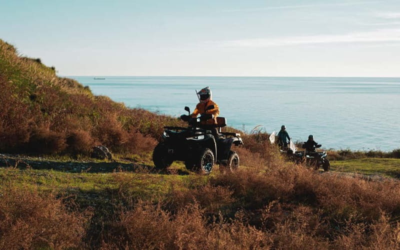 Durres: Kallmi Guided ATV Quad Bike Tour with Helmet - Stop two: climbing higher above Durres