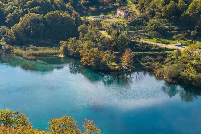Explore Blue Eye and Lekursi Castle Sunset from Saranda - At the Blue Eye, Albania’s startling spring