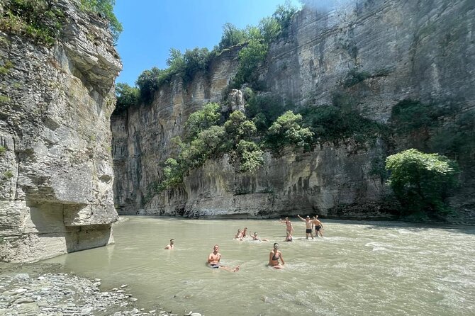From Berat exploring Bogova waterfall & Osumi canyon - Osum Canyon and its four named sights