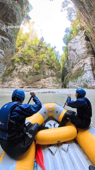From Berat: Osumi Canyon Rafting Adventure - What the two-hour rafting route feels like