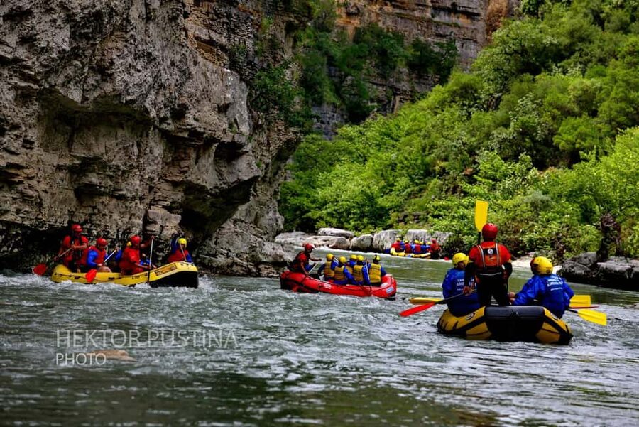 From Berat: Osumi Canyon Rafting, Kayak, & River Tubing Tour - What happens at Albania Adventure Resort