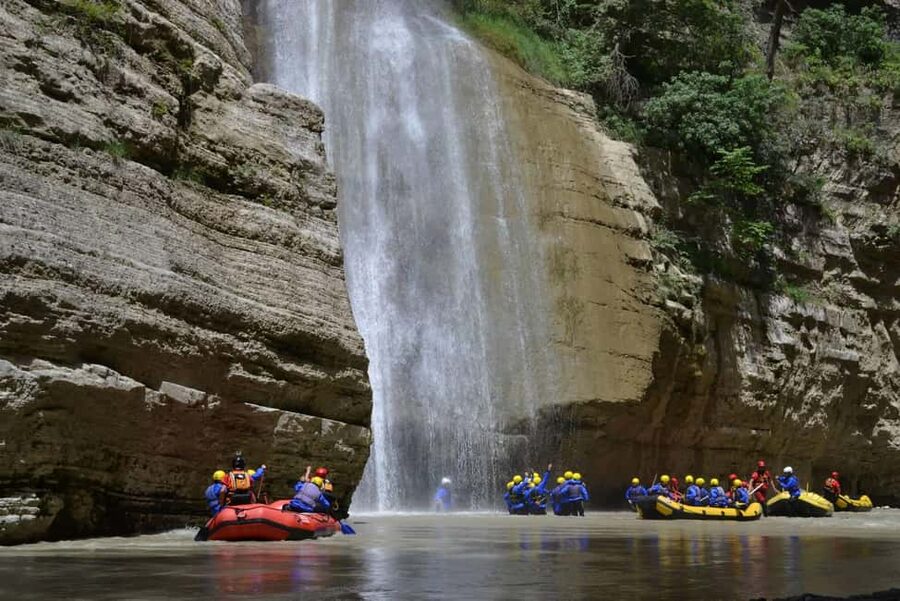 From Berat: Osumi Canyon Rafting, Kayak, & River Tubing Tour - The road from Berat to Skrapar District