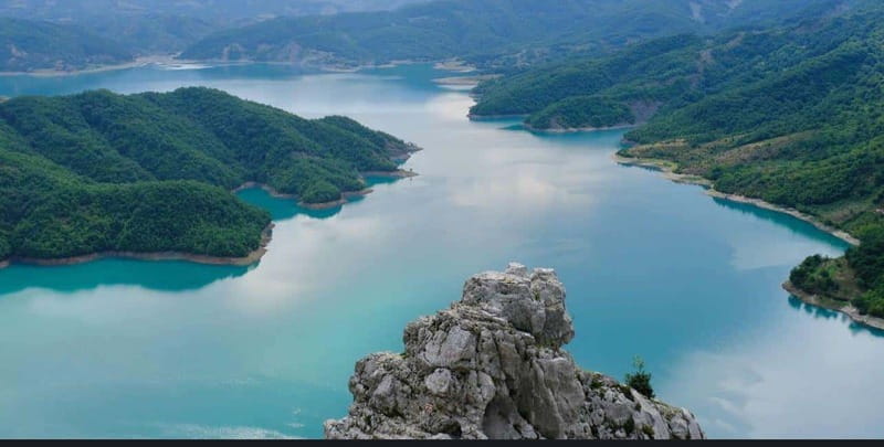 From Durres/Golem: Bovilla Lake Team-Building Day Trip - The viewpoint: 30 minutes for the first big look