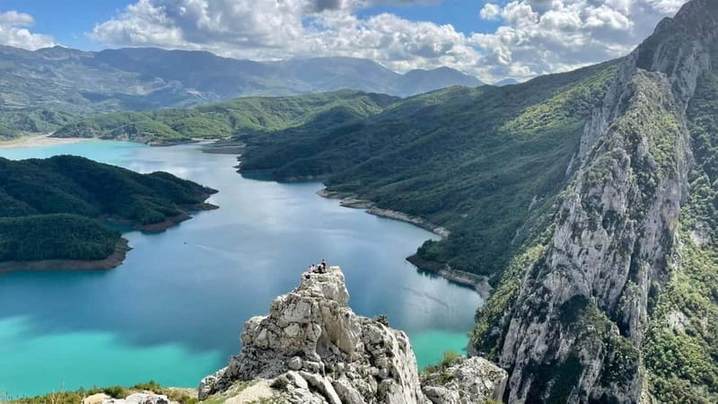 From Golem/Durres: Bovilla Lake and Gamti Mountain Tour - First sight of Bovilla Lake