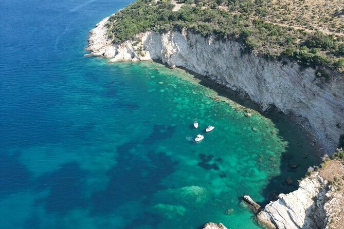 From Sarandë Boat Tour to Kroreza Beach with Snorkeling - Five short stops before the long Krorezë break