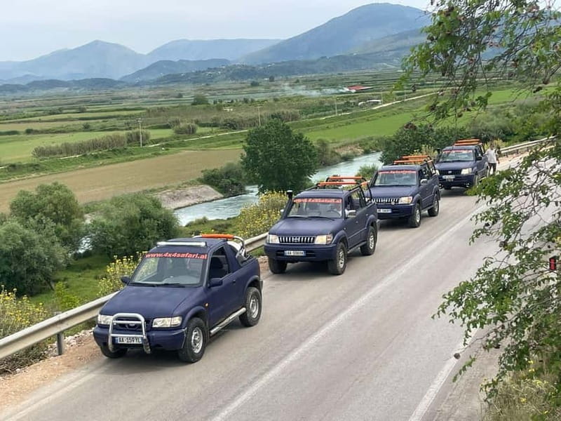 From Sarandë: Off-Road 4x4 Safari Tour with Lunch - Borsh Beach, lunch, and two hours by the sea