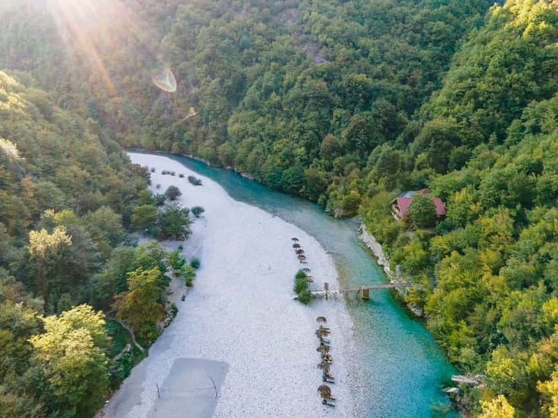 From Shkoder: Komani Lake and Shala River - Leaving Shkoder for the lake