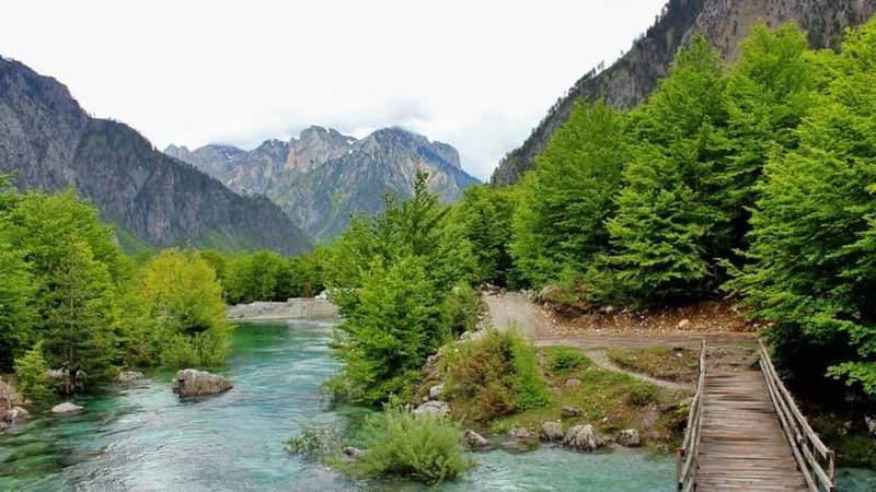 From: Tirana and Shkoder: Theth & Blue Eye Full Day Tour. - Hiking to the Blue Eye