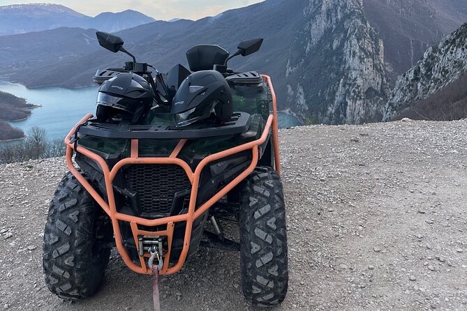 From Tirana: ATV/Quadbike Tour at Lake Bovilla - Getting started at Pinar