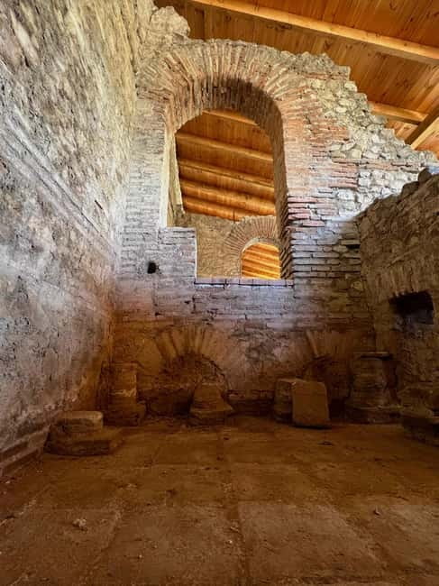 From Tirana: Berat City, Belshi Lake and Roman Baths Tour - The Roman baths at Ad Quintum