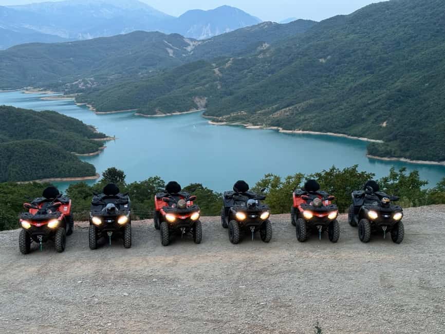 From Tirana : Bovilla Lake ATV/Quad Bike Tour - Why the rough route makes Bovilla Lake special