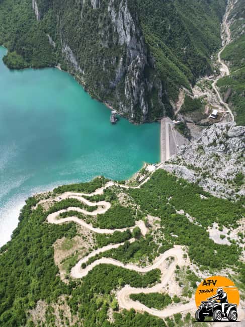 From Tirana : Bovilla Lake ATV/Quad Bike Tour - At ATV Adventure Tirana: a short safety start