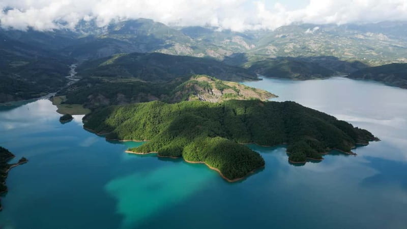 From Tirana: Bovilla Lake & Gamti Mountain Hiking Tour - Reaching Lake Bovilla and starting the hike