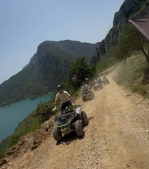 From Tirana: Bovilla Quad Highlights Tour - The 10-minute climb to the upper viewpoint