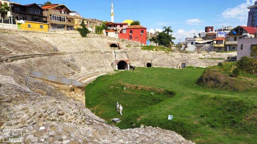 From Tirana: Day Trip to Durres and Cape of Rodon - Entering the Roman Amphitheater in Durres