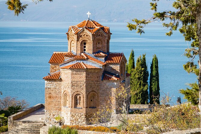From Tirana/Durres: Day tour to Ohrid North Macedonia - Lin Village and the Last Views from Mount Qafe Thana