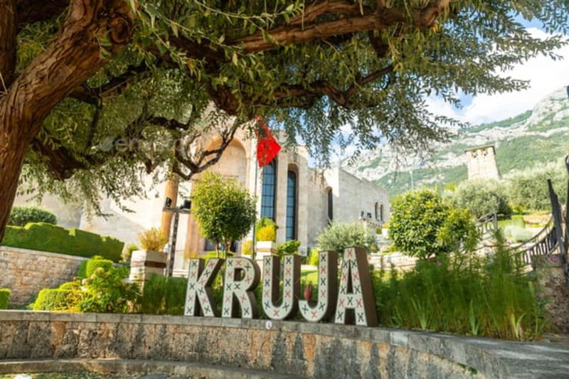 From Tirana/Durres/Golem: Kruja Castle & Old Bazaar Tour. - The approach to Kruja and the first town walk