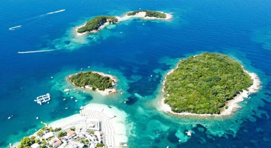 From Tirana, Durrës & Golem: Saranda, Blue Eye & Ksamil Tour - Water Cooled Hill near Tepelene