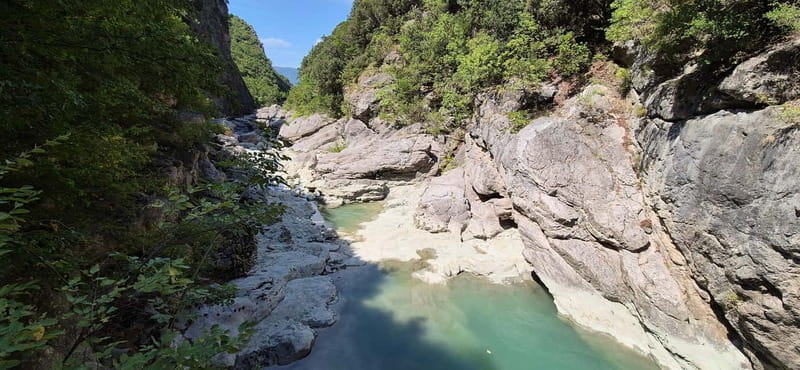 From Tirana: Hiking to Pellumbas Cave & Erzeni Canyon - The Riverside Trail brings easier walking and wide views