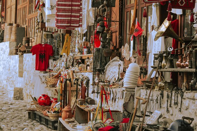 From Tirana: Kruja City and The Castle with Tour Guide - Walking the old bazaar in Kruja