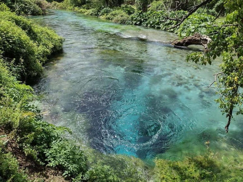 From Tirana: Ksamil, Blue Eye & Saranda Tour with Boat Tour - The Blue Eye, Albania’s cold blue spring