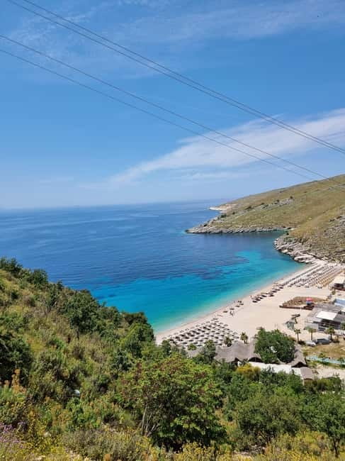 From Tirana or Durrës:Vlora, Llogara Park & Dhërmi beach day - The optional boat ride along the Ionian coast