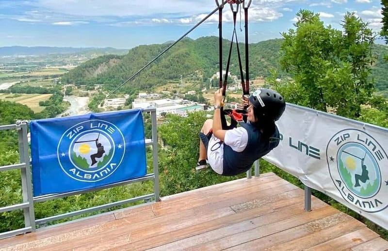 From Tirana: Petrela Zipline Adventure with Transport - Flying above Petrela’s forests and hills