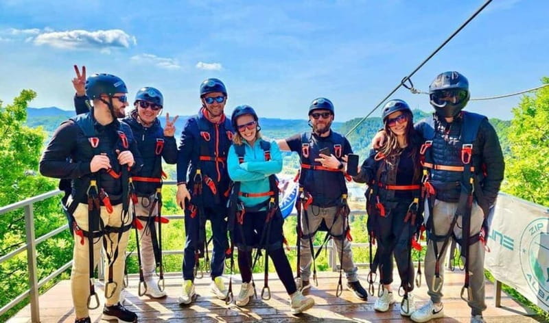 From Tirana: Petrela Zipline Adventure with Transport - Adding Petrela Castle after the ride