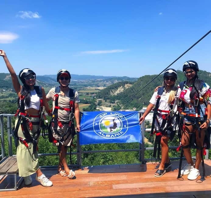 From Tirana: Petrela Zipline Adventure with Transport - What the $73 price really covers