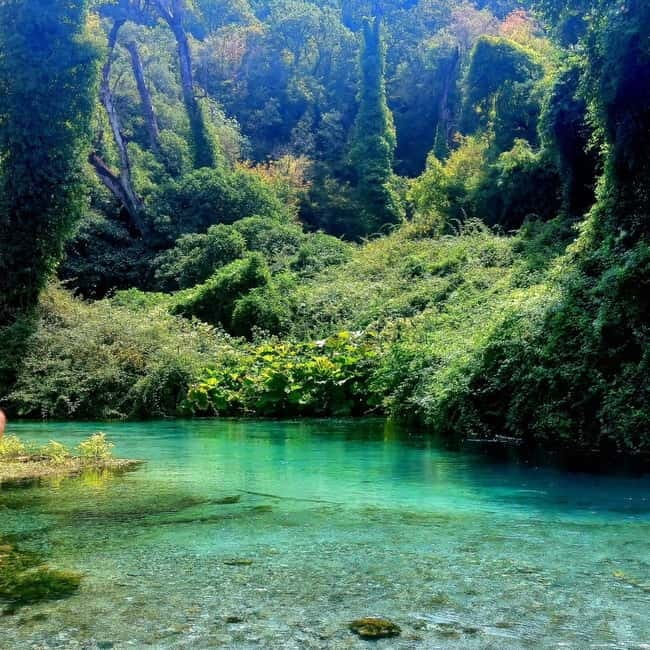 From Vlora:Tepelene Springs, Gjirokaster & Blue Eye Day Tour - One hour to eat and browse the Old Bazaar