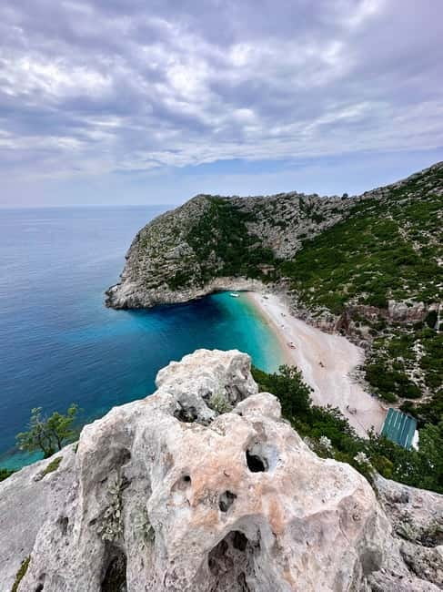 From Vlore: Blue Cave and Grama Bay Adventures - Englishman Bay and Nezhajve slow the pace