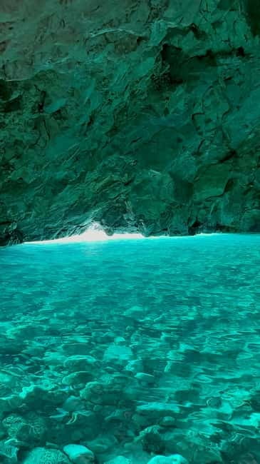 From Vlore: Blue Cave and Grama Bay Adventures - Grama Bay is the day’s main reward