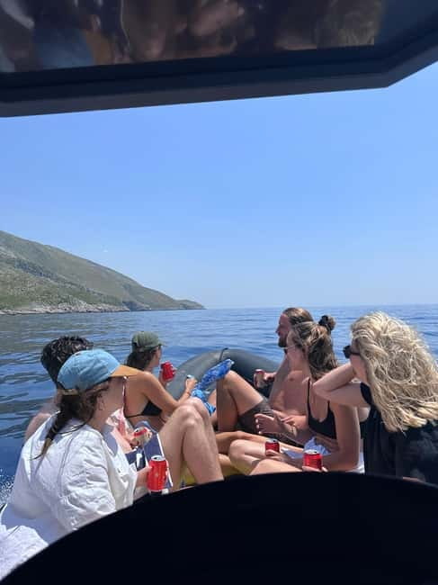 From Vlore: Haxhi Ali Cave Speedboat Tour with Snorkeling - Swimming and snorkeling at Karaburun Peninsula
